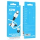 Кабель USB Type-C to Type-C 60Вт 20В 3А 1м Белый Borofone BX84 - изображение 2