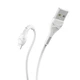 Кабель USB Lightning 1 м 2 4 А для заряджання та передачі даних Hoco X37 білий - зображення 4