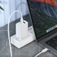Кабель USB Type-C to Type-C 60W 1м 3A білий Hoco X115 для швидкого заряджання та передачі даних - зображення 8