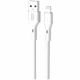 Кабель USB Lightning 2.4A 1м белый для зарядки и передачи данных XO NB230 Rock Series - изображение 1