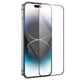 Защитное стекло Ninja Warrior для iPhone 17 Pro черное повышенная прочность олеофобное покрытие комплект для установки - изображение 7
