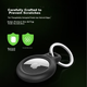 Брелок BELKIN AirTag/AirTag2, совместимый с устройствами Apple AirTag, защита от потери, силиконовый грязеотталкивающий противоударный чехол для трекера F8W973, белый. - изображение 7