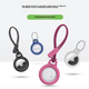 Ремешок BELKIN AirTag/AirTag2, совместимый с брелоком Apple AirTag, трекером багажа, силиконовый грязеотталкивающий противоударный чехол-защита, F8W974 синий - изображение 7