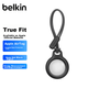 Чехол-брелок BELKIN F8W974 для Apple AirTag, силиконовый, черный - изображение 1