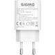 Зарядное устройство Sigma 1xUSB-C PD33W + 1xUSB QC3.0 GaN X-power PS33-01 white (4827798527719) - изображение 9