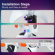 Магнітний VR Гансток Seuno 3 в 1 для PlayStation VR2 (PS5), професійний приклад для Pavlov / Synapse (GS993) - зображення 5