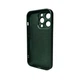 Чохол для смартфона AG Glass Matt Frame Color Logo for Apple iPhone 15 Pro Cangling Green - изображение 2