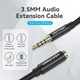 Кабель VENTION 3.5mm Male to 3.5mm TRRS Female Audio Extension Cable 5M Blue (BHCLJ) - изображение 2