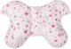 Набір для коляски Sensillo Velvet Bloom Deluxe Вкладиш 80 x 40 см + Подушка + Накладки Рожевий (5903076324764) - зображення 5