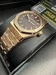 Часы в стиле Audemars Piguet ROYAL OAK 33mm/ Brown Dial, 18K Rose Gold - изображение 4