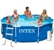 Каркасний басейн Intex 28200-5 з чашею фільтр насосом 2006 л/год драбиною тентом та підстилкою 305х76 см Синій - изображение 1