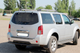 Задняя дуга AK002 Черная (нерж. сталь) для Nissan Pathfinder R51 2005-2014 гг - изображение 1