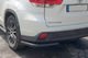Задні куточки Black (2 шт., нерж) для Toyota Highlander 2013-2019 рр - зображення 1