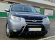 Кенгурятник WT004 Черный (Нержавейка) для Hyundai Santa Fe 2 2006-2012 гг - изображение 2