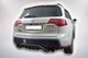 Задняя защита B1-47 Черная (нержавейка) для Acura MDX 2007-2013 гг - изображение 4