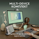 IT набір Logitech Pebble 2 Combo - Tonal Графітовий - US INT'L - 2.4GHZ/BT (6915632) - изображение 2