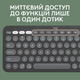 IT набір Logitech Pebble 2 Combo - Tonal Графітовий - US INT'L - 2.4GHZ/BT (6915632) - изображение 3