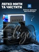 Міні кондиціонер Smart портативний зволожувач повітря з резервуаром 600 мл вентилятор настільний USB нічник таймер 3 швидкості 7 кольорів чорний компактний для дому офісу - изображение 6