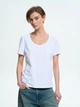 Футболка хлопковая женская ROZA 250724 XL Белая (4824005760129) - изображение 1