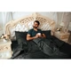 Постільна білизна MirSon Сатин Premium Corner Iron grey 175х210 двоспальний (2200001484399) - изображение 6