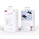 Мережевий зарядний пристрій XO L133 75W GaN, 6 портів (3×USB-C + 3×USB-A), Power Delivery + QC, швидка зарядка, адаптер живлення, білий - зображення 2