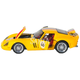 Машинка метал Ferrari 250 GTO жовта 1:32 світло звук інерція відчиняються двері капот багажник (TK-42580) - зображення 3