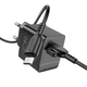 Мережевий зарядний пристрій Borofone BAS11A 10.5W з кабелем Micro-USB 1 м, USB-A, адаптер живлення для смартфонів, чорний - зображення 3