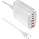 Зарядний пристрій Gelius Force GaN 100W GP-HC063 3USB-A + 3Type-C - зображення 6