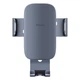 Автодержатель для телефона Baseus Metal Age II Gravity Car Mount SUJS000013, гравитационный держатель в дефлектор авто, серый - изображение 3