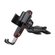 Автодержатель для телефона Baseus Metal Age Gravity Car Mount CD Slot Version SUYL-J01, гравитационный держатель в CD-слот авто, черный - изображение 3