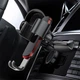 Автодержатель для телефона Baseus Metal Age Gravity Car Mount CD Slot Version SUYL-J01, гравитационный держатель в CD-слот авто, черный - изображение 7