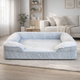 Ортопедична лежанка для собак та котів 75×50 см з ефектом пам'яті (memory foam) - зображення 2