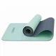Килимок спортивний Cornix TPE 183 x 61 x 0.6 см для йоги та фітнесу XR-0492 Mint/Navy Blue - зображення 5
