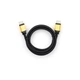 Кабель мультимедійний HDMI to HDMI 1.5 m V2.0 metal Vinga (VCPDCHDMI2VMM1.5BK) - изображение 1