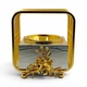 Бахурниця Аромалампа Вугільна Mabkhara Modern Gold - изображение 4