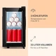 Міні холодильник Klarstein Brooklyn 23 Slim Fridge LED (10039904) - зображення 2