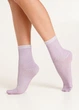 Носки женские классические с люрексом Giulia WS3 CLASSIC LUREX 36/40 Multicolor-white pink высокие - изображение 4