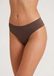 Труси бразиліана жіночі безшовні в рубчик Giulia BRASILIAN BRIEFS RIB S/M Brown-deep taupe, трусики з мікрофібри - зображення 4