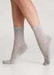 Жіночі класичні шкарпетки Giulia WS3 TERRY CLASSIC 003 36/40 Grey light melange бавовняні шкарпетки - зображення 6