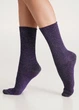 Шкарпетки жіночі класичні в рубчик з люрексом Giulia WS4 LUREX RIB 001 36/40 Violet-violet indigo - зображення 1