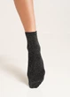 Шкарпетки жіночі класичні з люрексом Giulia WS3 CLASSIC LUREX 36/40 Black-black/silver - изображение 2
