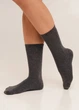 Жіночі класичні шкарпетки Giulia WS3 TERRY CLASSIC 003 36/40 Grey dark melange бавовняні шкарпетки - зображення 4