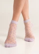 Шкарпетки жіночі прозорі в горошок Giulia WS2 CRISTAL 077 36/38 Violet-lilac - изображение 2