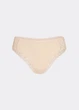 Женские трусы бразилиана с кружевом Giulia Lady lace 2234/61 S Beige, хлопковые трусики, комфортные на каждый день, повседневное белье - изображение 9