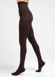 Женские теплые колготки с высоким содержанием хлопка Giulia ELITE COTTON 350 2 Brown-chocolate, плотные зимние колготки - изображение 8