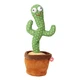 Танцюючий кактус Зелений 120 пісень з підсвічуванням Dancing Cactus M49115 - зображення 1