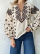 Вишита хрестиком жіноча сорочка XXXL - изображение 8