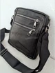 Элегантная мужская сумка через плечо из натуральной кожи smart-casual Innoe 300011-11, 28×25×8см Черный - изображение 1