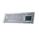 Металева клавіатура Davo D-8635T USB з тачпадом та підсвіткою, IP65 (Антивандальна) (DAV-D8635T-BG-TOP) - зображення 1
