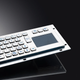 Металева клавіатура Davo D-8635T USB з тачпадом та підсвіткою, IP65 (Антивандальна) (DAV-D8635T-BG-TOP) - зображення 3